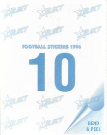1996 Select AFL Stickers #10 Ben Hart Back
